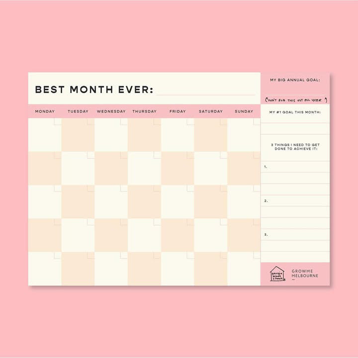 Best Month Ever Planner (Collab with Georgia Draws a House)