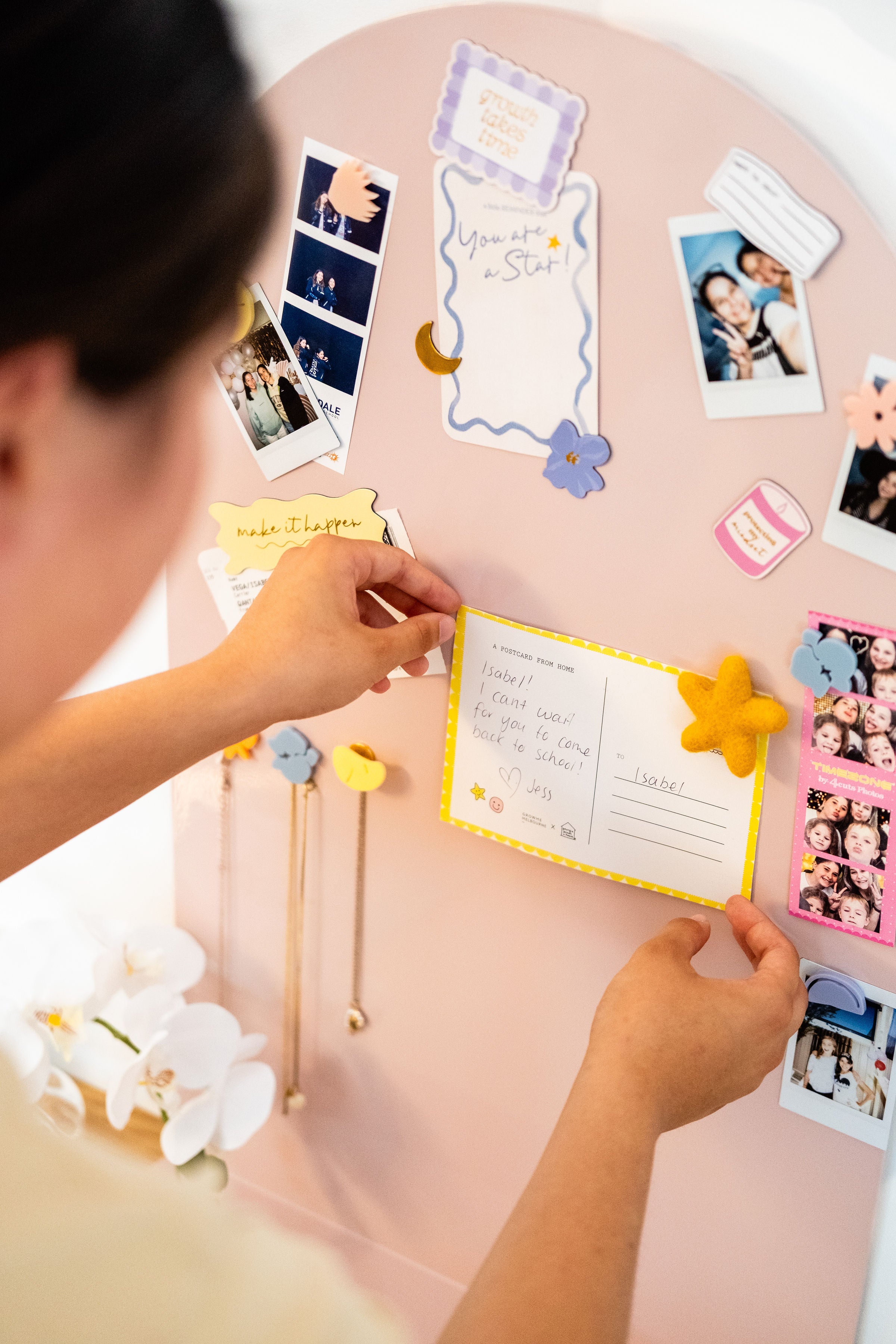 Moodyboard Magnetic Board - Blush Pink