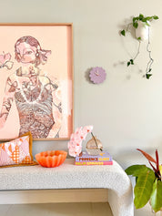 Petal Clock - Lilac - Growme Melbourne
