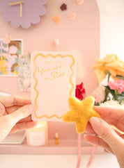 Affirmation Magnet - You are a Star (Yellow)