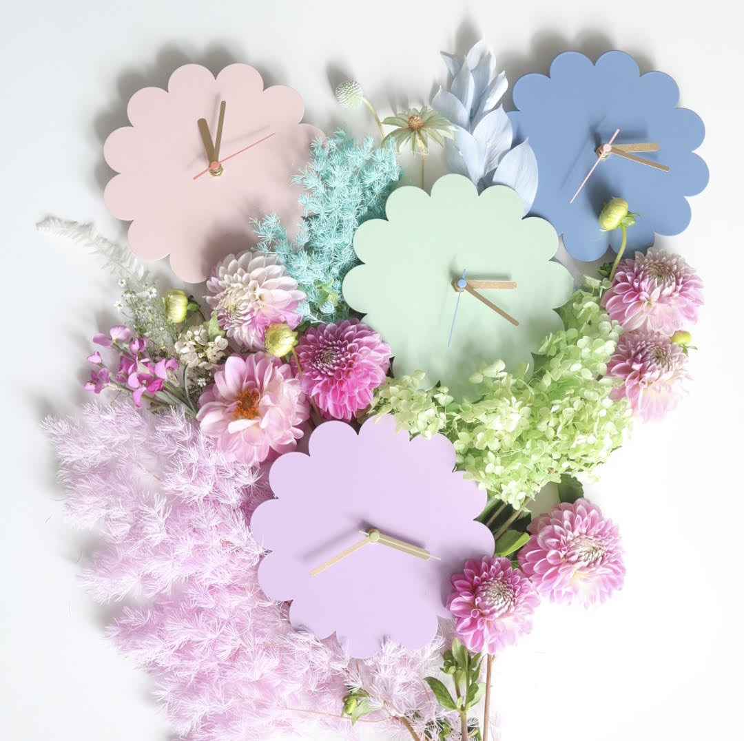 Petal Clock - Iris - Growme Melbourne