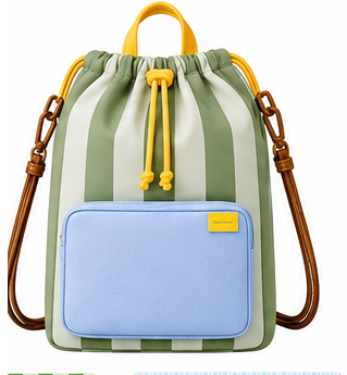 Go bag Green Stripe
