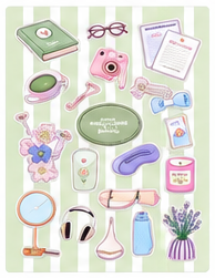 Sticker Set Wellness