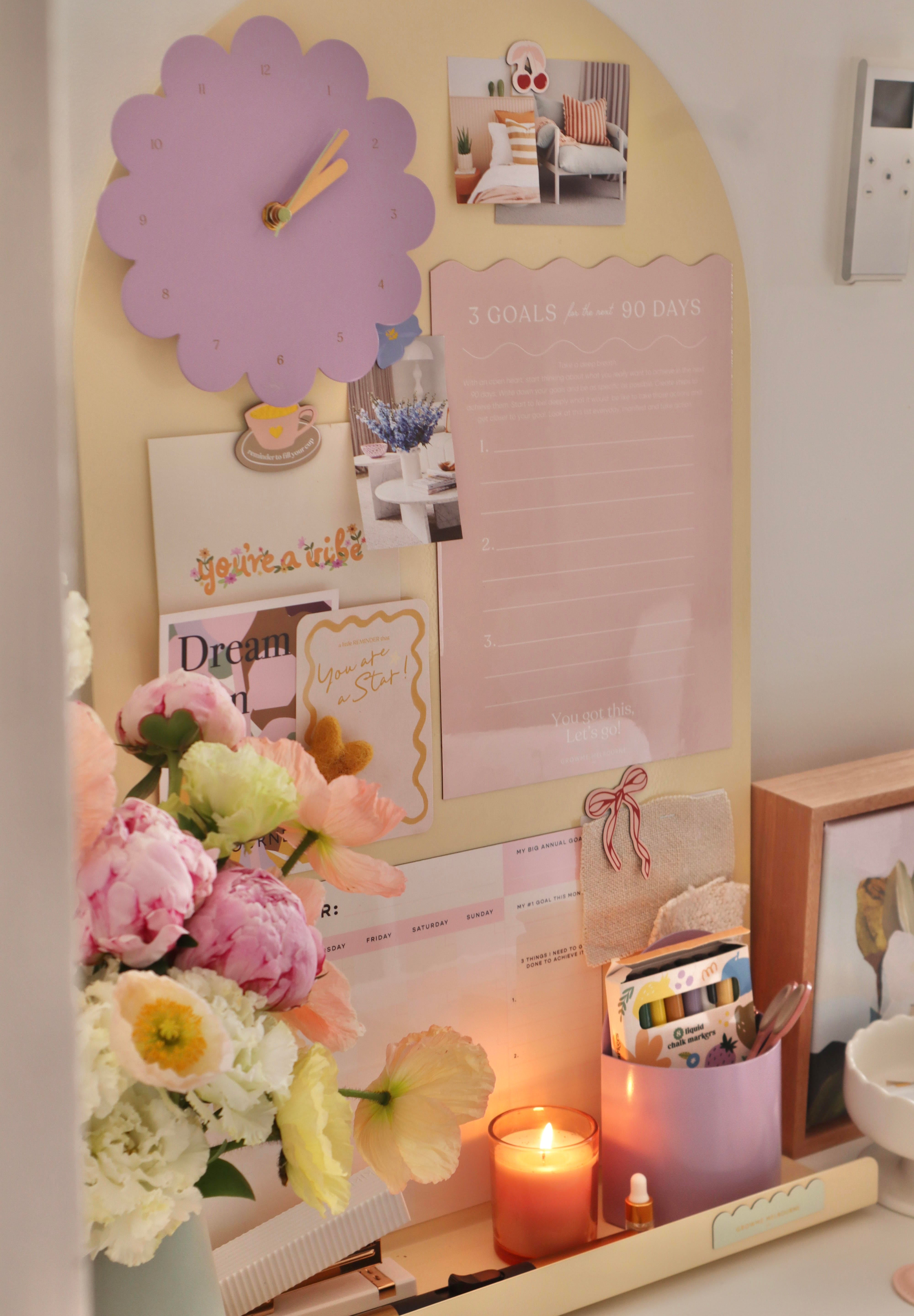 90 Day Planner - Wave Peach