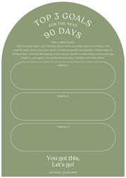 90 Day Planner - Arch Green