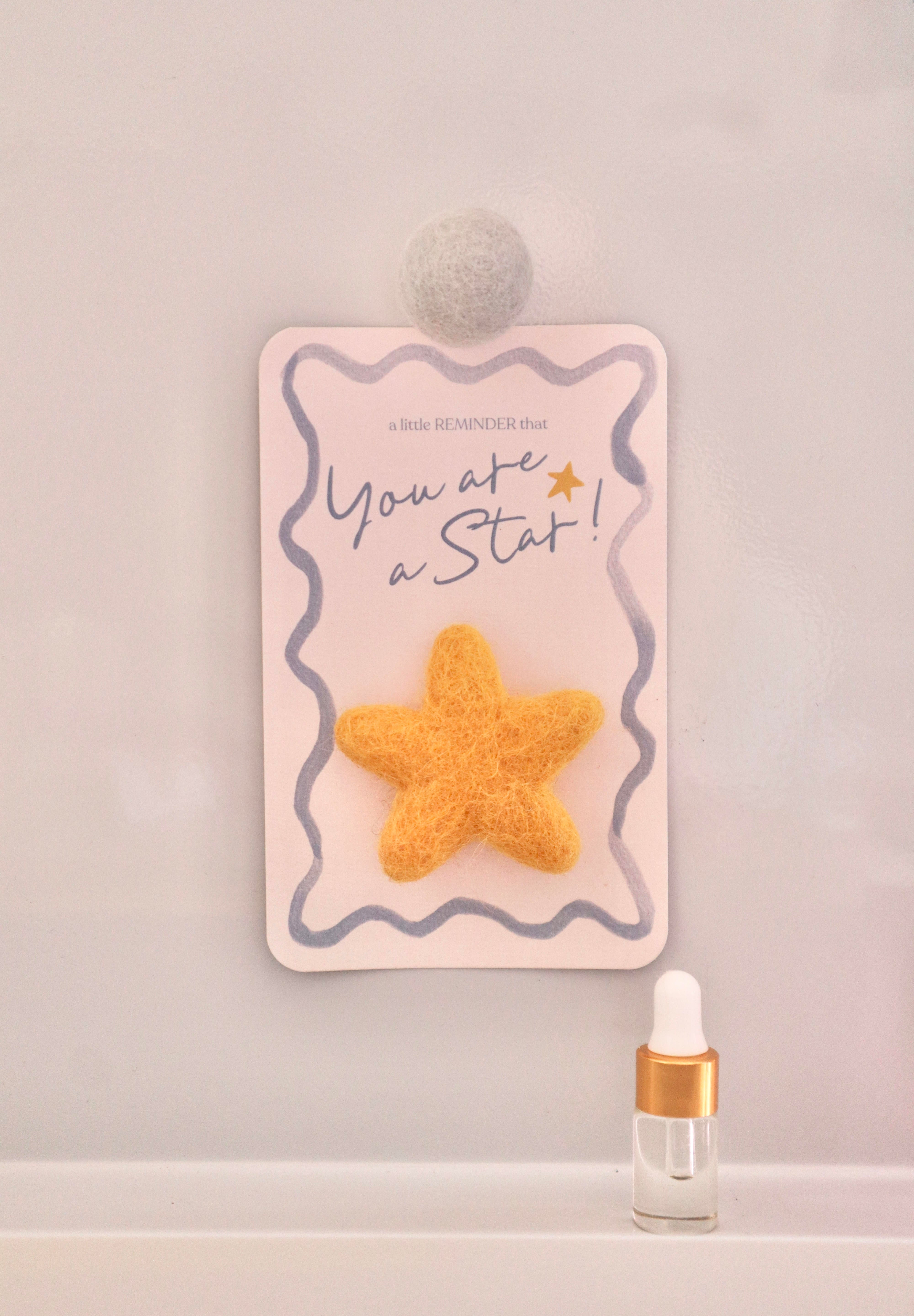 Affirmation Magnet - You are a Star (Blue)