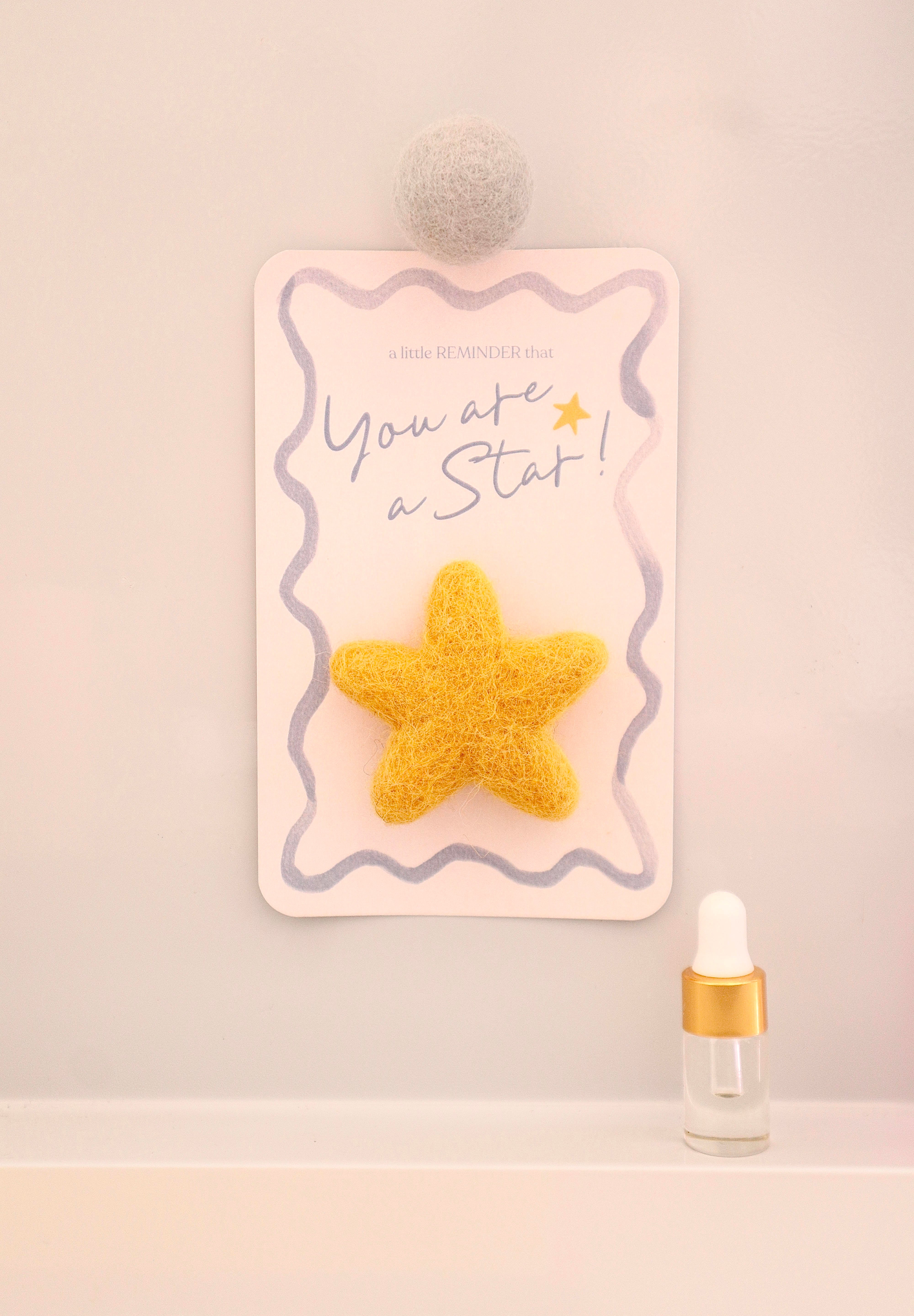 Affirmation Magnet - You are a Star (Blue)