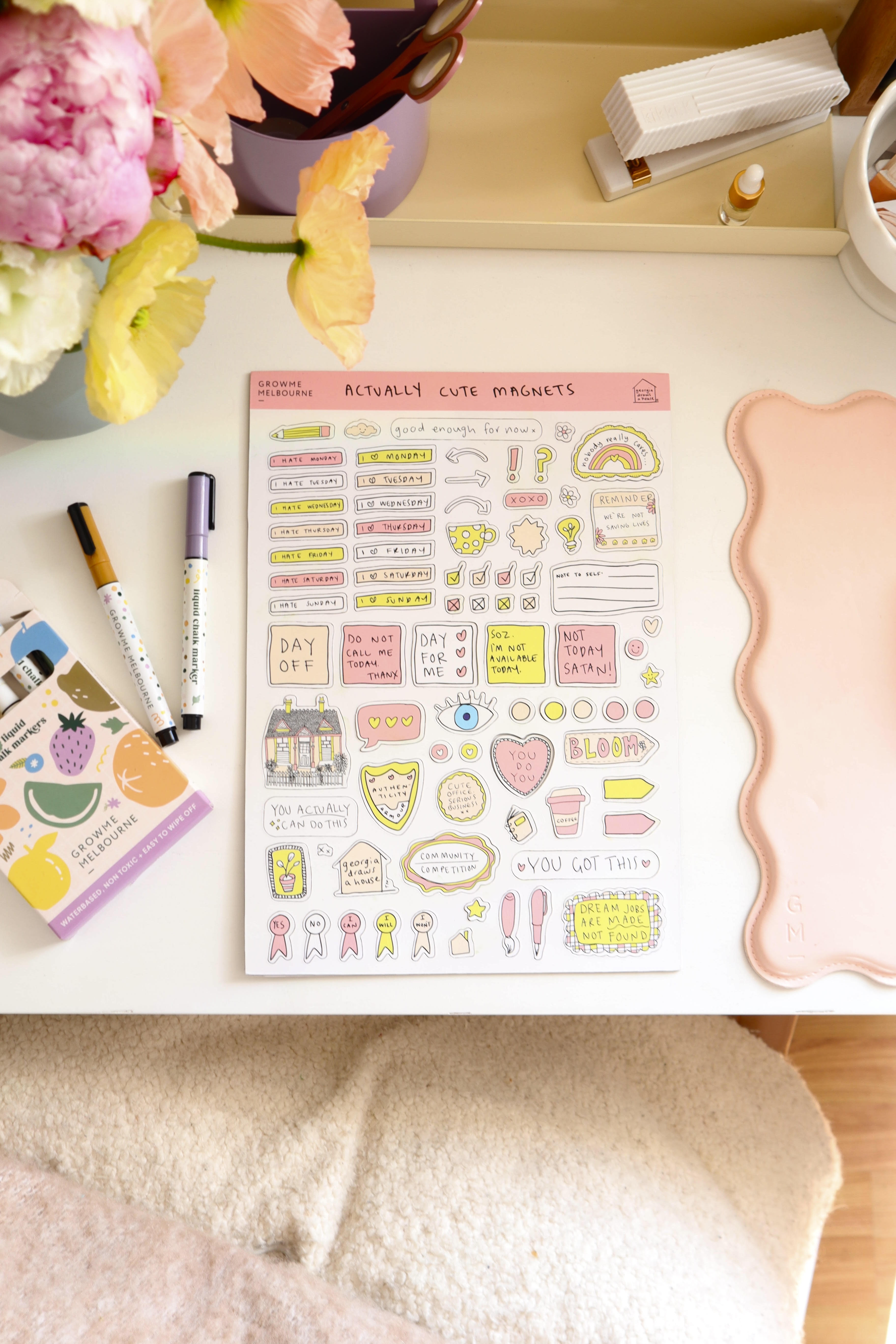 Actually Cute Magnets (Collab with Georgia Draws a House)