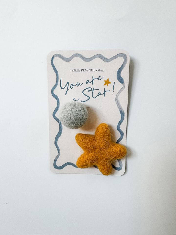 Affirmation Magnet - You are a Star (Blue)