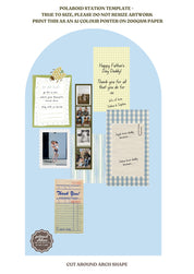 Fathers Day Collage Template (Canva file)