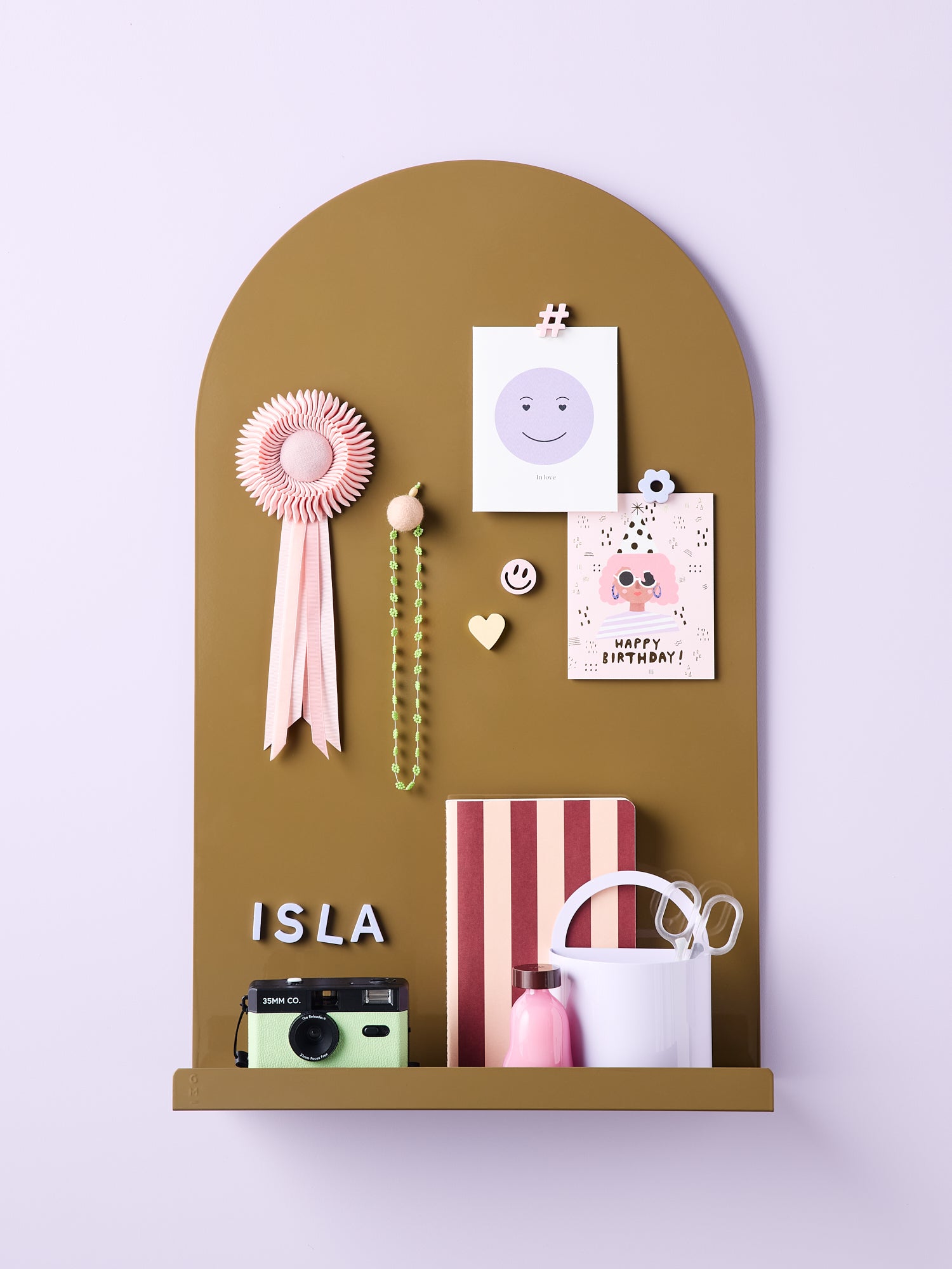 Moodyboard Magnetic Board - Chocolate