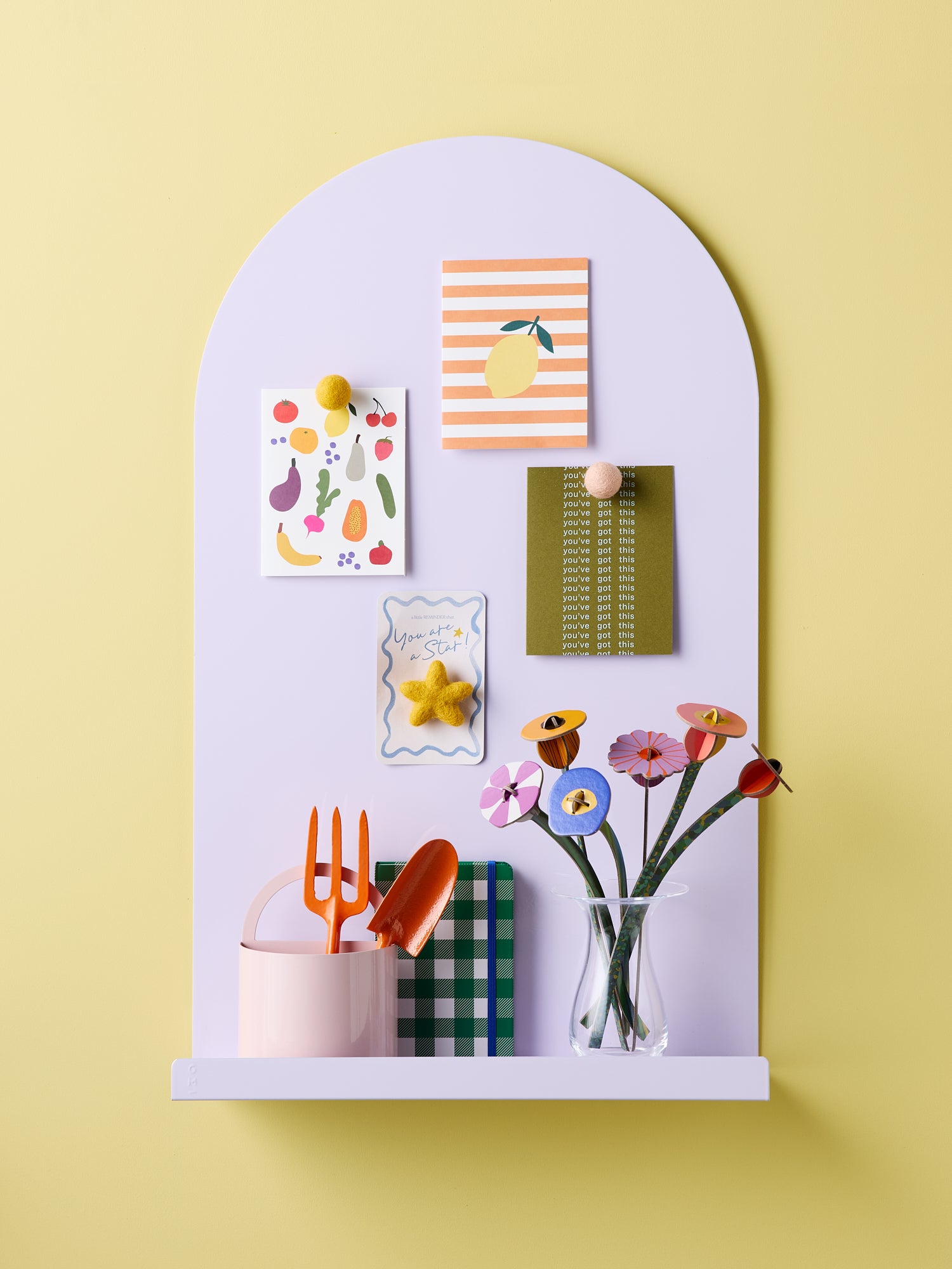 Moodyboard Magnetic Board - Lilac