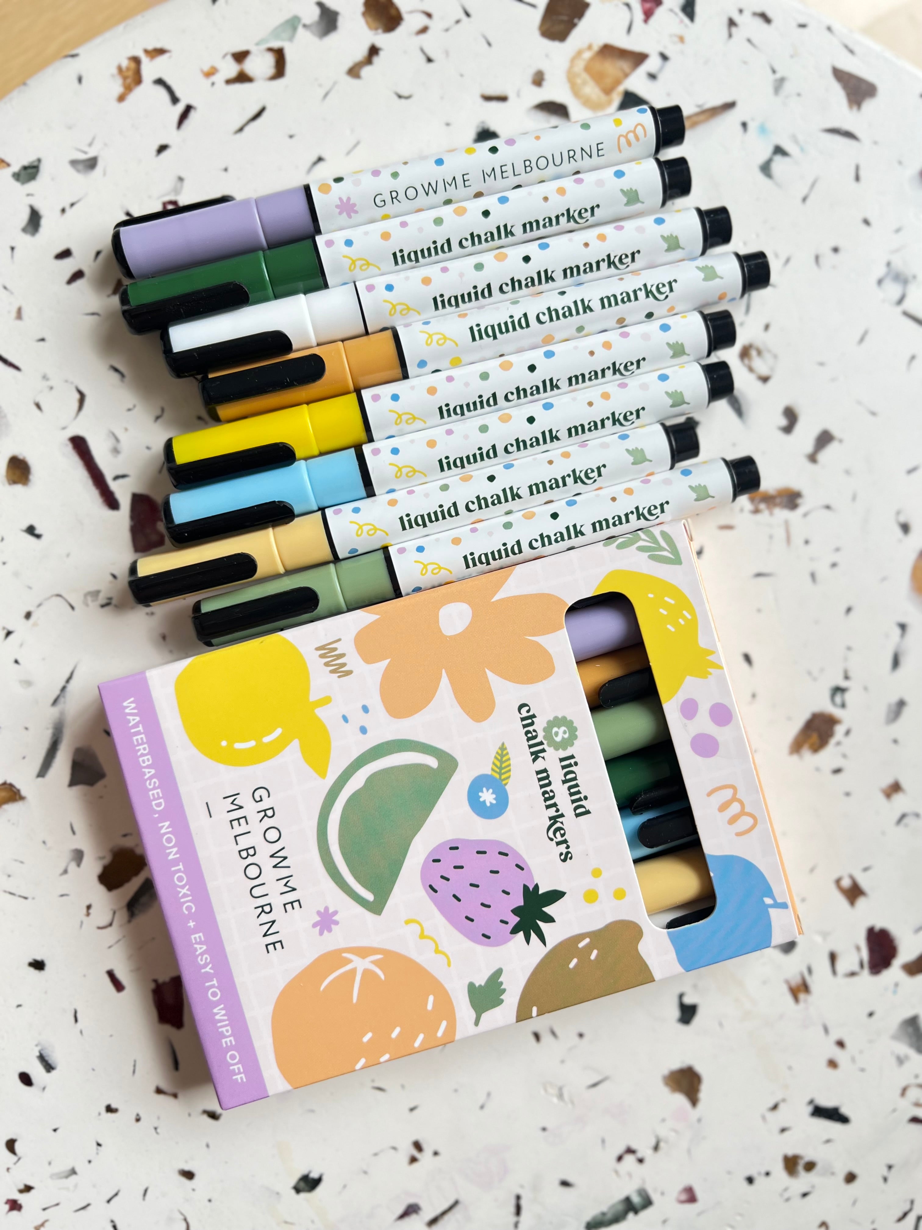 Pastel Chalk Pens - 8 Pack