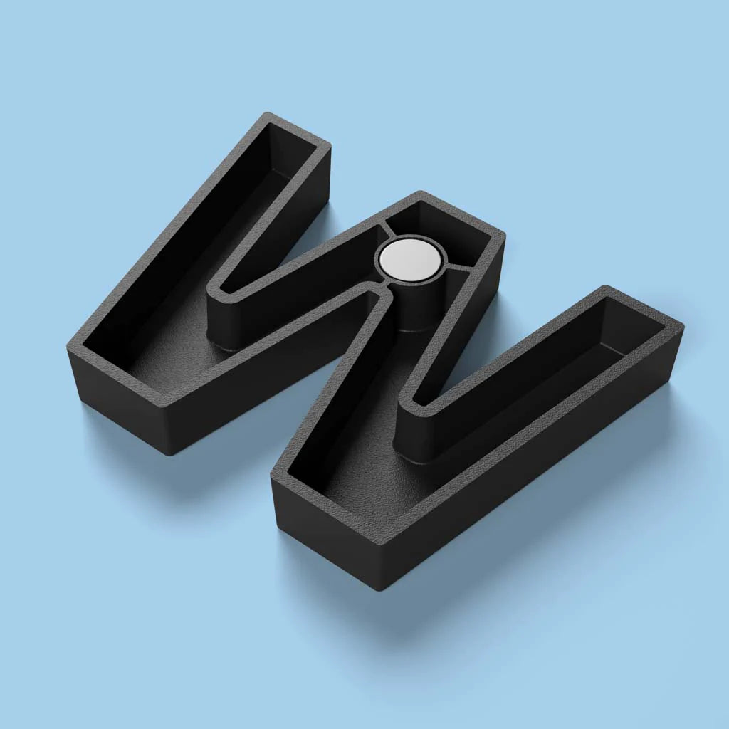 Wordbits Alphabet Magnets Black Growme Melbourne