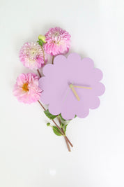Petal Clock - Lilac - Growme Melbourne